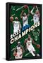 NBA Milwaukee Bucks  - 2021 NBA Finals Champions-Trends International-Framed Poster