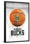 NBA Milwaukee Bucks - Drip Ball 20-Trends International-Framed Poster