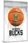 NBA Milwaukee Bucks - Drip Ball 20-Trends International-Mounted Poster
