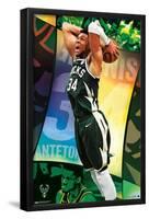 NBA Milwaukee Bucks - Giannis Antetokounmpo 21-Trends International-Framed Poster