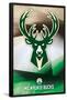 NBA Milwaukee Bucks - Logo 16-Trends International-Framed Poster