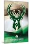 NBA Milwaukee Bucks - Logo 16-Trends International-Mounted Poster