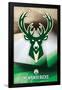 NBA Milwaukee Bucks - Logo 16-Trends International-Framed Poster