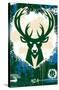 NBA Milwaukee Bucks - Maximalist Logo 23-Trends International-Stretched Canvas