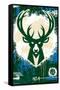 NBA Milwaukee Bucks - Maximalist Logo 23-Trends International-Framed Stretched Canvas