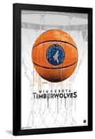 NBA Minnesota Timberwolves - Drip Basketball 21-Trends International-Framed Poster