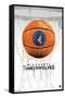 NBA Minnesota Timberwolves - Drip Basketball 21-Trends International-Framed Stretched Canvas