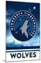 NBA Minnesota Timberwolves - Logo 18-Trends International-Mounted Poster