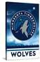 NBA Minnesota Timberwolves - Logo 18-Trends International-Stretched Canvas
