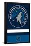 NBA Minnesota Timberwolves - Logo 20-Trends International-Framed Poster