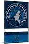 NBA Minnesota Timberwolves - Logo 20-Trends International-Mounted Poster