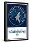 NBA Minnesota Timberwolves - Logo 21-Trends International-Framed Poster