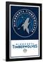 NBA Minnesota Timberwolves - Logo 21-Trends International-Framed Poster