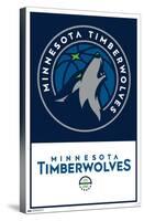 NBA Minnesota Timberwolves - Logo 21-Trends International-Stretched Canvas
