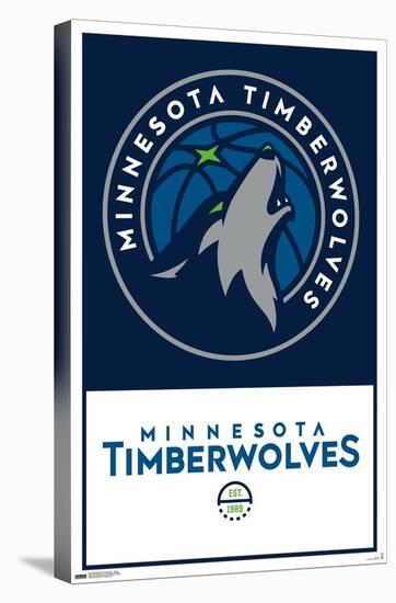 NBA Minnesota Timberwolves - Logo 21-Trends International-Stretched Canvas