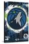 NBA Minnesota Timberwolves - Maximalist Logo 23-Trends International-Stretched Canvas