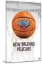 NBA New Orleans Pelicans - Drip Basketball 21-Trends International-Mounted Poster
