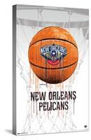 NBA New Orleans Pelicans - Drip Basketball 21-Trends International-Stretched Canvas