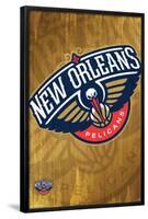 NBA New Orleans Pelicans - Logo 13-Trends International-Framed Poster