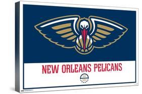 NBA New Orleans Pelicans - Logo 21-Trends International-Stretched Canvas