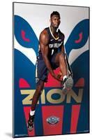 NBA New Orleans Pelicans - Zion Williamson 19-Trends International-Mounted Poster