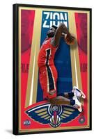 NBA New Orleans Pelicans - Zion Williamson 20-Trends International-Framed Poster