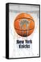 NBA New York Knicks - Drip Basketball 21-Trends International-Framed Stretched Canvas