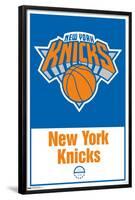 NBA New York Knicks - Logo 21-Trends International-Framed Poster