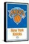 NBA New York Knicks - Logo 21-Trends International-Framed Stretched Canvas