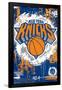 NBA New York Knicks - Maximalist Logo 23-Trends International-Framed Poster