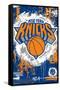 NBA New York Knicks - Maximalist Logo 23-Trends International-Framed Stretched Canvas