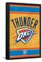 NBA Oklahoma City Thunder - Logo 14-Trends International-Framed Poster