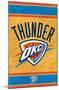 NBA Oklahoma City Thunder - Logo 14-Trends International-Mounted Poster