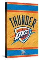 NBA Oklahoma City Thunder - Logo 14-Trends International-Stretched Canvas