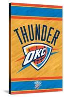 NBA Oklahoma City Thunder - Logo 14-Trends International-Stretched Canvas