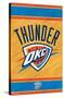 NBA Oklahoma City Thunder - Logo 14-Trends International-Stretched Canvas