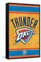 NBA Oklahoma City Thunder - Logo 14-Trends International-Framed Stretched Canvas