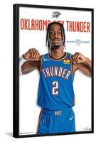 NBA Oklahoma City Thunder - Shai Gilgeous-Alexander Feature Series 23-Trends International-Framed Poster