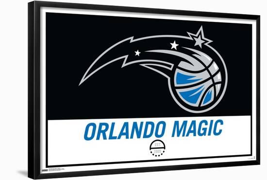 NBA Orlando Magic - Logo 21-Trends International-Framed Poster