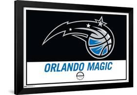 NBA Orlando Magic - Logo 21-Trends International-Framed Poster