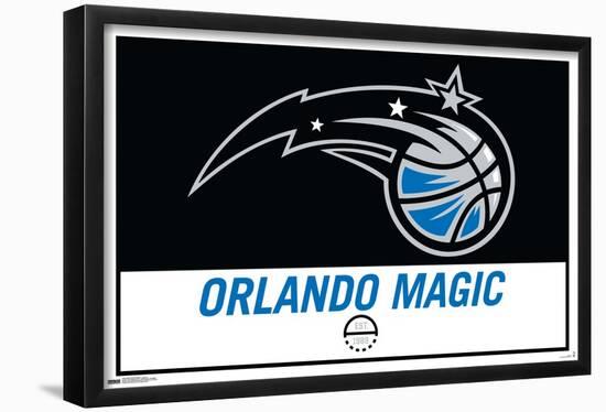 NBA Orlando Magic - Logo 21-Trends International-Framed Poster