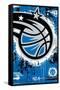 NBA Orlando Magic - Maximalist Logo 23-Trends International-Framed Stretched Canvas