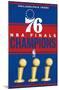 NBA Philadelphia 76ers - Champions 23-Trends International-Mounted Poster