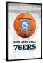 NBA Philadelphia 76ers - Drip Ball-Trends International-Framed Poster