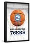 NBA Philadelphia 76ers - Drip Ball-Trends International-Framed Poster