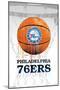 NBA Philadelphia 76ers - Drip Ball-Trends International-Mounted Poster