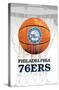 NBA Philadelphia 76ers - Drip Ball-Trends International-Stretched Canvas