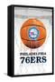 NBA Philadelphia 76ers - Drip Ball-Trends International-Framed Stretched Canvas