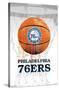 NBA Philadelphia 76ers - Drip Ball-Trends International-Stretched Canvas