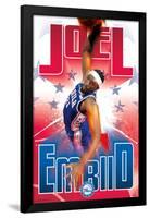 NBA Philadelphia 76ers - Joel EmbIId 17-Trends International-Framed Poster